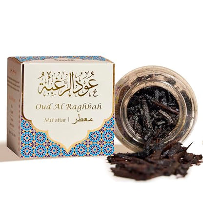 Oud Al Raghbah Muattar Bakhoor by Dukhni | Aromatic Bakhour Oud Wood Chips - color: Raghbah