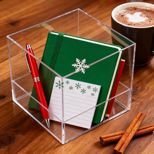 Acrylic Box with Lid Clear Display Box Plastic Square Cube Wedding Candy Box Jewelry Storage Containers Decorative Boxes - size: 4 x 4 x 4 Inch