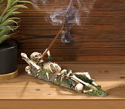 Gifts & Decor Skeleton Incense Burner Holder Collector
