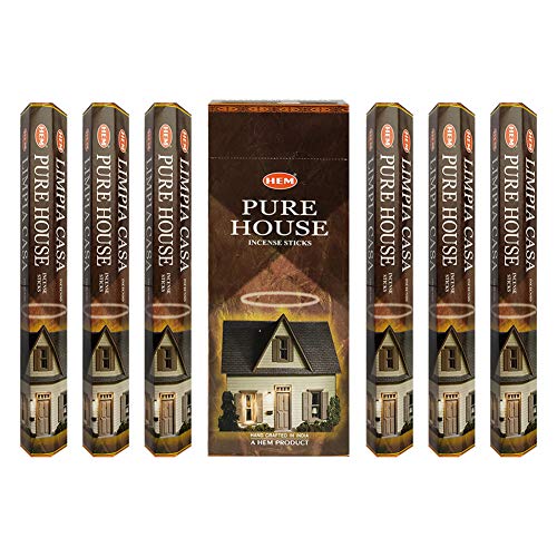 Pure House Incense Sticks and Incense Stick Holder Bundle Insence Insense Hem Incense Sticks - color: Pure House
