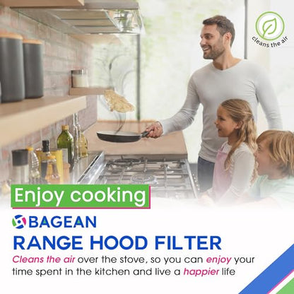 Stove Vent Filter 10.5x8.75" 97006931 Fits Nutone Broan Range Hood Filter | Replacement BP29 Hood Vent Filter for Oven Overhead Exhaust Fan - Aluminum Mesh Grease Screen Filters Kitchen Air (2-Pack)