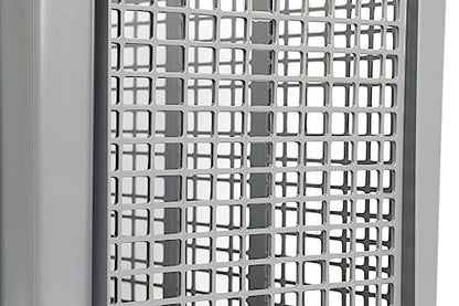 Hudson Exchange 24 x 16 x 16" (20 Pack) Mesh Straight Wall Handled Storage Container Tote, Gray - size: 20 Pack