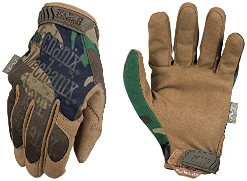 Mechanix Wear - Original Woodland Camo Tactical Gloves (Medium, Camouflage) - color: Camouflage - Woodland Camo, size: Medium
