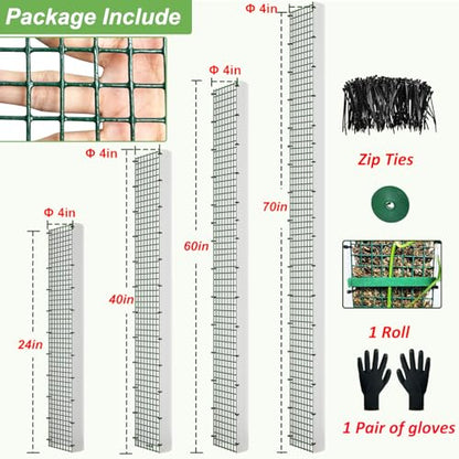 70"/60"/40"/24" Metal Moss Pole, D Shape Sphagnum Moss Pole, Moss Poles for Climbing Plants, Monstera, Indoor Climbing Plants (1 Each of 70" 60" 40" 24") - style: 1 Each of 70" 60" 40" 24"