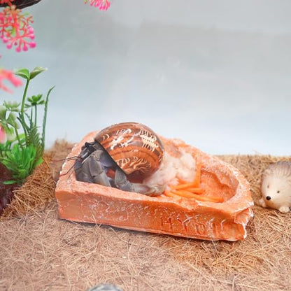 3 Pack Reptile Food Dish, Resin Hermit Crab Food & Water Bowl, Reptile Feeding Food Dish Kit, Tank or Aquarium Accessory, Suitable for Turtle Lizard Hermit Crab Snail Bearded Dragon Leopard Gecko - color: Yellow