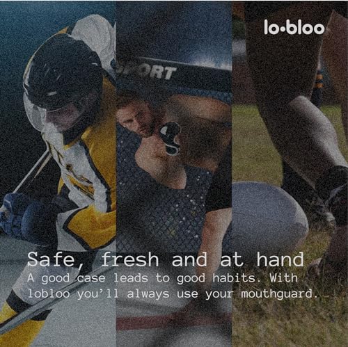 lobloo Mouth Guard case: Athlete-Designed Protection and Hygiene - Purple - color: Purple