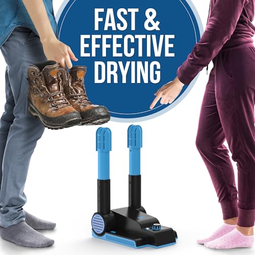 Everlasting Comfort Electric Boot Dryer for Work Boots, Silent Portable Shoe Dryer with Timer for Shoes, Boots and Cleats, Quick-Dry Glove Dryer Boot Warmer for Gloves, Helmets and Sneakers(Foldable) - size: Foldable - 1 Pair