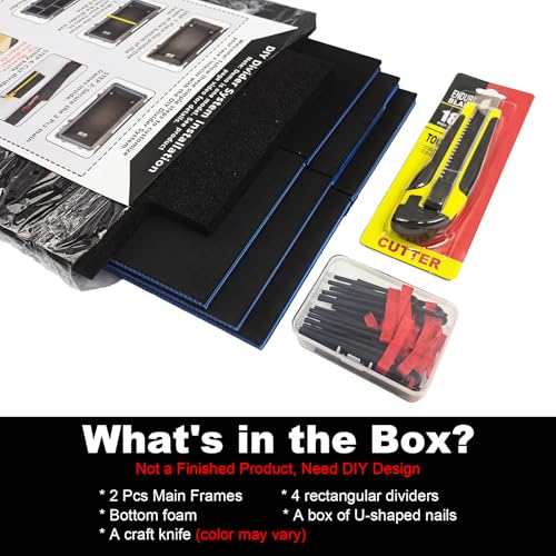 UPGRADED Lid Organizer & DIY Divider System for Pelican V525 Case (NO CASE)