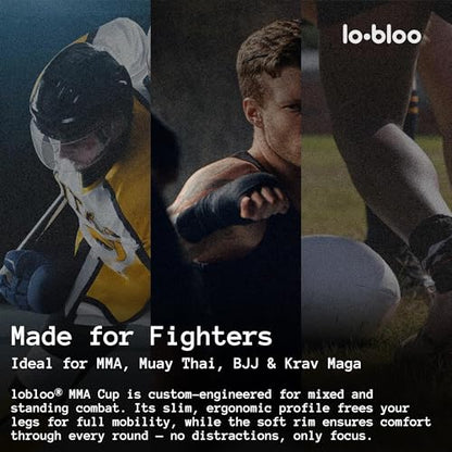 lobloo MMA Cup – Engineered Performance Protection for Mixed & Standing Martial Arts | Slim Lock Fit, Ultra-Durable Defense | Made in Sweden - style: Kids Size 7-12yrs