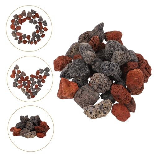 Happyyami 1set Decorative Volcanic for Fish Tank and Aquarium Accessories for Landscaping and Planter Decor