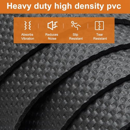 Treadmill Walking Pad Mat for Carpet Floors,Folding Treadmill Mat for Hardwood Floors,for Under Exercise Bike, Exercise Equipment Mat,Reduce Noise Shock Absorption - size: 70.8" X 29.5"