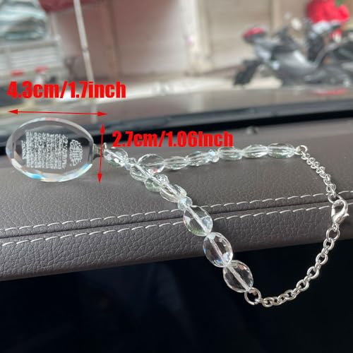 Muslim Islam Quran AYATUL KURSI Crystal Beads car Hanging car Pendant