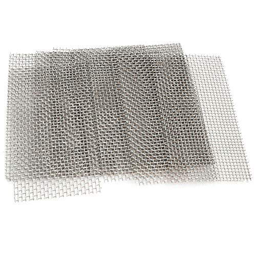 LQ Industrial 10PCS 10x5cm Stainless Steel Wire Mesh Pad Aquarium Fish Tank Plants Moss Net