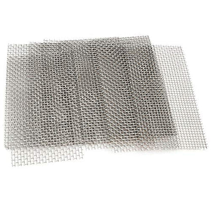 LQ Industrial 10PCS 10x5cm Stainless Steel Wire Mesh Pad Aquarium Fish Tank Plants Moss Net