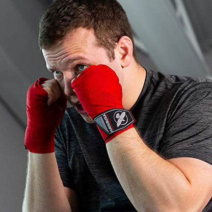 Hayabusa Boxing Hand Wraps Perfect Stretch 4.0 for Men & Women - color: Black