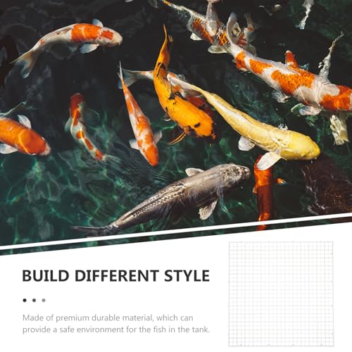 6 Pcs Aquarium Grid Dividers Fish Tank Partition Boards with Filter Tray White 30x30cm Bottom Isolation for Breeding and Tank Separation