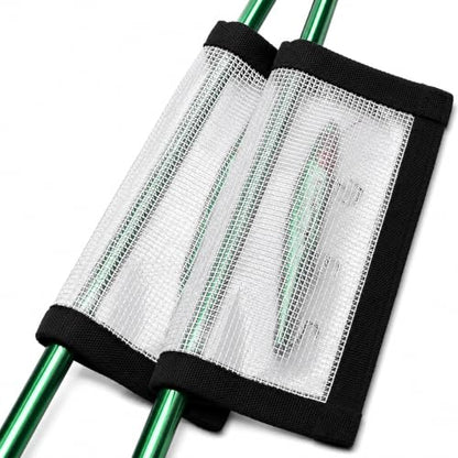 2-8 Pack Fishing Lure Wraps, Resistant Clear PVC Lure Covers for Rod Fabric Hook Protectors - color: 2 Pack