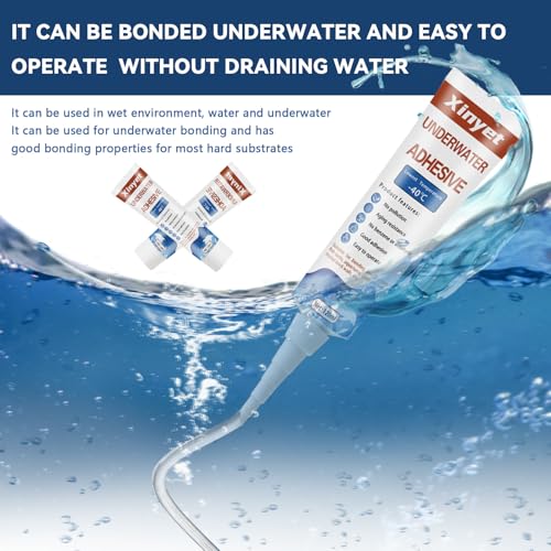120ml Aquarium Silicone Sealant Clear, Underwater Sealant | Strong Adhesion Fish Tank Sealant for Fish Tank,Swimming Pools,Spa Pools,Underwater Equipment