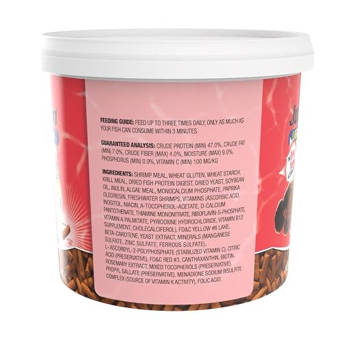 Tetra JumboMin Large Floating Sticks Fish Food for Monster Fish, 3.96 lbs | Daily Live Food Alternative For Large Aggressive Fish, Active Life Formula Supports Healthy Cells, Growth and Digestion - size: 3.96 Pound (Pack of 1)