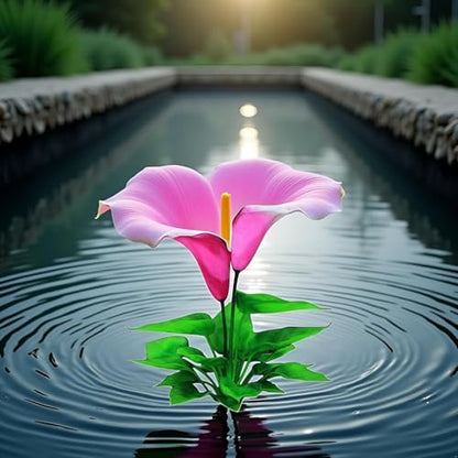 2Pcs Flower Aquarium Decoration Artificial Aquatic Plant Waterweed Craft Silk Plastic Plants ,Artificial Fish Tank Decorations,Used for Household and Office Simulation Hydroponic ,Aquarium Plants