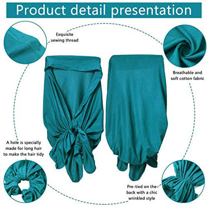 Syhood Slip on Pre Tied Head Scarves for Women - color: Mix Color