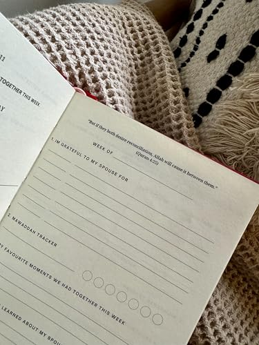 Mawaddah Marriage Journal: A 52-Week Guided Islamic Journal for Strengthening Love, Communication, and Connection in Marriage - Great Gift for Eid, Wedding and Nikkah