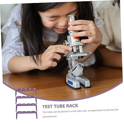4pcs Test Tube Racks Laboratory Tube Shelf Test Holder School Teaching Aids Mailings