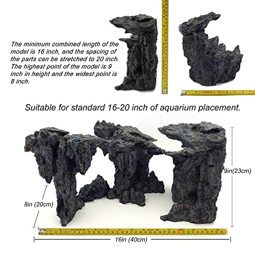 Fish Tank Decor Rocks.Aquarium Decoration Model.Easy and Quick Solution for Aquascaping.(Cave of Gods)