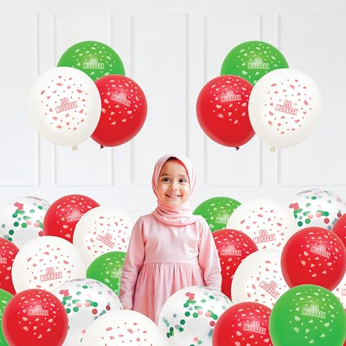 Eid Mubarak Balloons: Watermelon Decoration Latex Balloons - style: Eid Latex Balloons