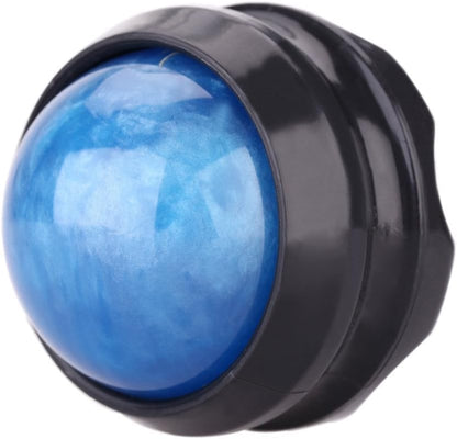 Manual Massage Ball Pain Relief Back Roller Massager Self Massage Therapy and Relax Full Body Tools for Sore Muscle Joint Pain Essential Oils or Lotion Relax (Blue) - color: Blue
