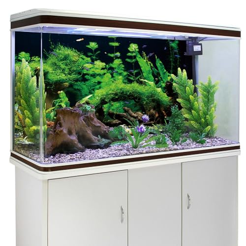AWERT 36x18 inches River Bed & Lake Fish Tank Background Seagrass Aquarium Background Aquarium Background Vinyl Background - size: 36x18in/90x45cm