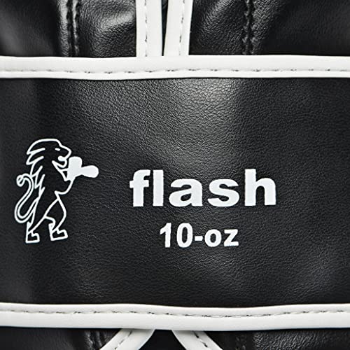 LEONE 1947, Flash Boxing Gloves - color: black, size: 12OZ