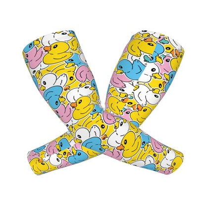 Arm Sleeves Outdoor Garden Sports Cooling Sun Sleeve for Women Men Farm - color: Cute