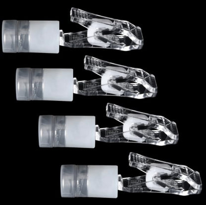 Magnetic Seaweed Fish Feeding Clip Saltwater Aquariums Magnet Veggie Feeder clamp Fish Accessories —Patented Product(4pcs Magnetic Veggie Clip) - size: 4pcs magnetic veggie clip