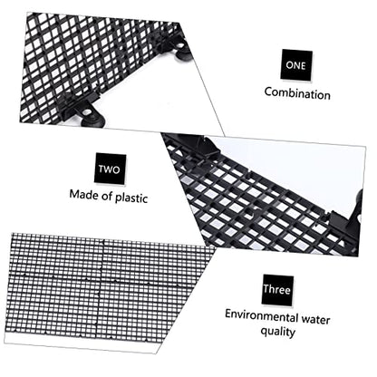 BESPORTBLE 1set Fish Tank Separator Set Aquarium Divider Cups Black Isolation Tray for Fish and Aggressive Separation