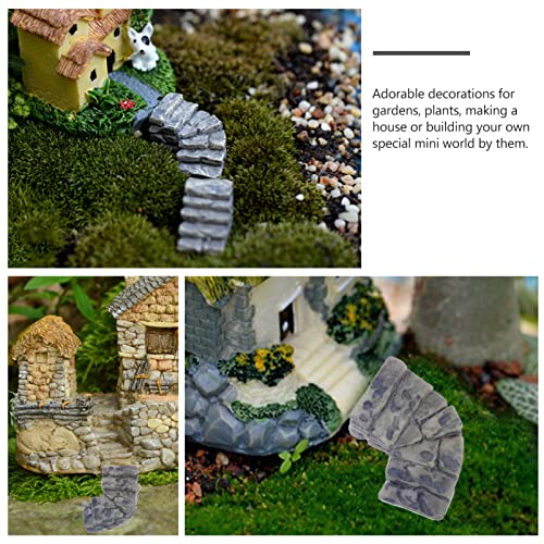 10pcs Fairy Garden Decor Rocks Aquatic Gravel Landscape Stones for Fish Tank