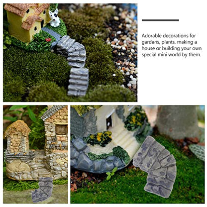 10pcs Fairy Garden Decor Rocks Aquatic Gravel Landscape Stones for Fish Tank