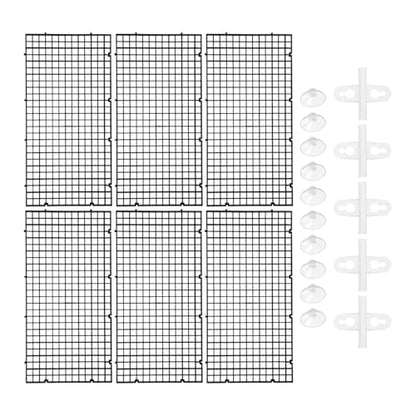 BESPORTBLE Fish Tank Divider Set Aquarium Supplies 16pcs Fish Tank Separator Food-Grade Plastic Random Color