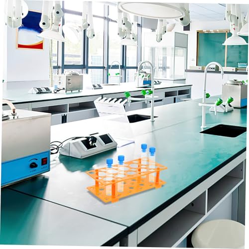 Lab Tube Rack 26 Holes for 30mm and 16.3mm Test Tubes Storage Organizer for 50ml / 10ml / 15ml