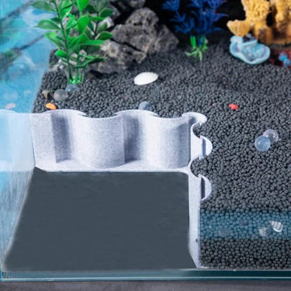 Aquarium Gravel Divider Fish Tank Sand Screen Substrate Fence | Water Plant Fish Tank Bottom Fence, Separate Gravel in Aquarium or Terrarium - color: Style C