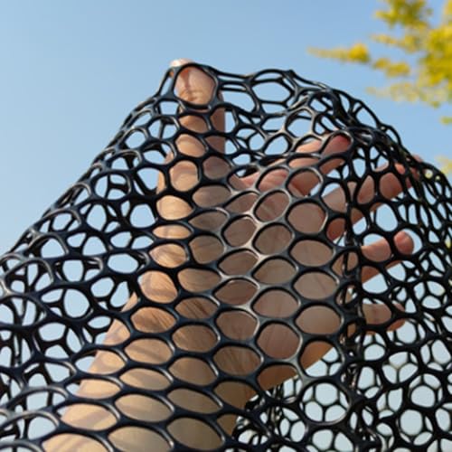 Portable Silicone Landing Net Soft Meshes Wear Fishing Replacement Meshes Net Fishing Tool Accessories Enduring Fishing Replacement Meshes Net - color: C