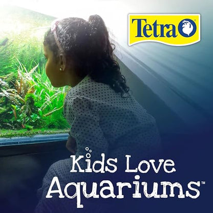 Tetra 1 Gallon Half Moon Small Fish Tank w/Movable LED Light, for Betta & Gold Fish, Aquarium | (Pack of 3) - size: 9"W,10.5"H,4.5"D (Pack of 3)