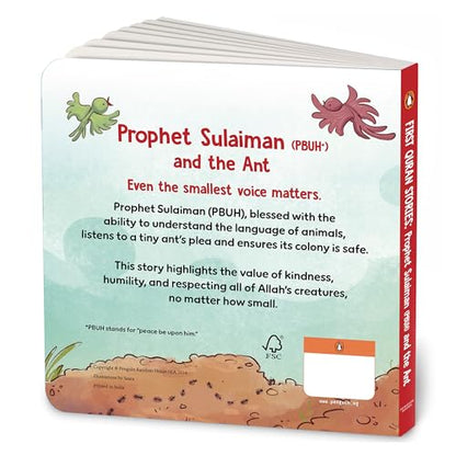 Prophet Sulaiman (PBUH) and the Ant: First Quran Stories | An Illustrated Story Book for Kids | Values of Islam and the Holy Quran | Ages 5+ [Penguin ... (First Quran Stories, Penguin Early Learning)