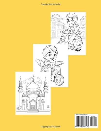 Muslim Coloring Book: Islamic Coloring Book for Muslim Kids Age 3-8 (Muslim Coloring Books)
