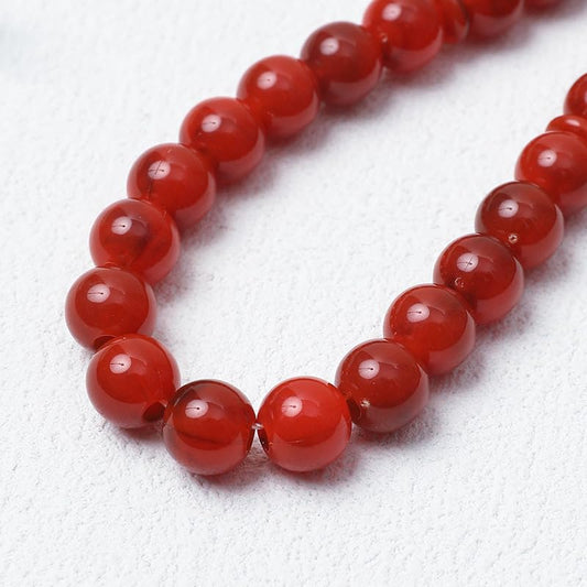 Islamic Tasbih Prayer Beads 33 Beads Misbaha Muslim Rosary Prayer Necklace Acrylic Prayer Beads Religious Gift - color: Red