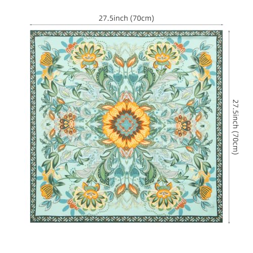RIIQIICHY Women Head Hair Scarf Like Satin Silk Scarf Sleeping Hair Wrapping Night 27.5" - color: C014