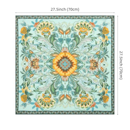 RIIQIICHY Women Head Hair Scarf Like Satin Silk Scarf Sleeping Hair Wrapping Night 27.5" - color: C014