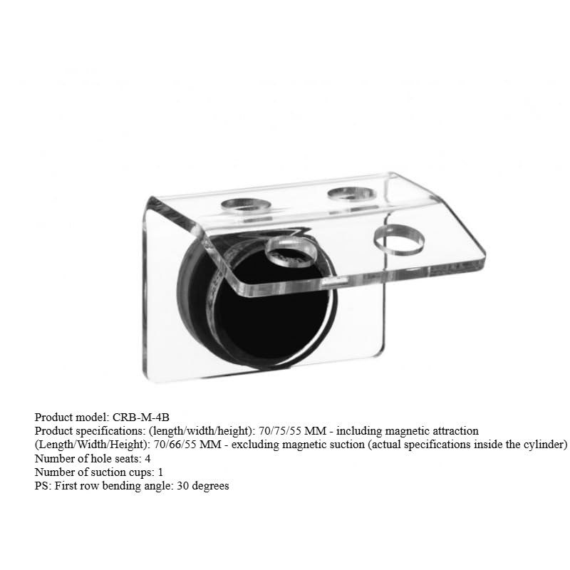 Marine Sources Fish Tank Aquarium Supplies Acrylic Magnetic Coral Frag Rack - for 15mm Glass Thickness (CRB-M-4B) - size: CRB-M-4B