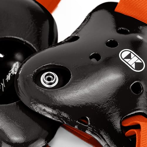 Cliff Keen Fusion Wrestling Headgear - color: Black / Orange