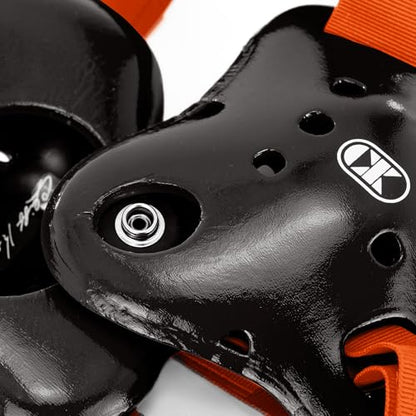 Cliff Keen Fusion Wrestling Headgear - color: Black / Orange